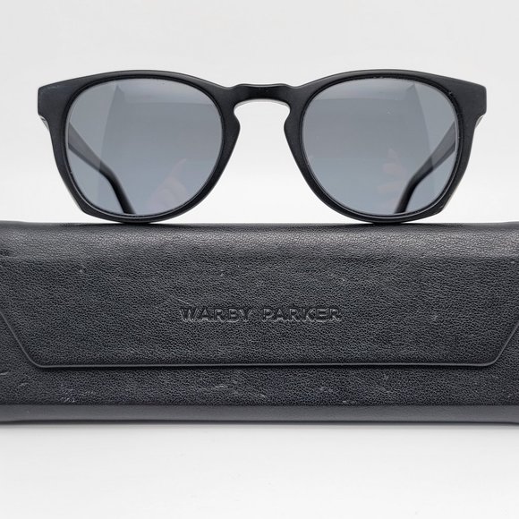 *SOLD* Warby Parker Topper M 103 Black Matte Eclipse Sunglasses FRAME ONLY - Picture 1 of 14